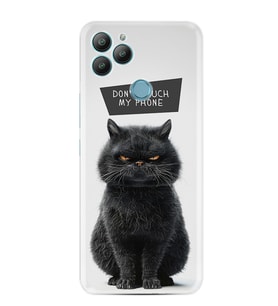 GM22 Pro Kılıf HD Resim Baskılı Don't Touch Cat StKd -011