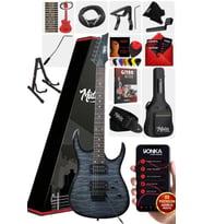 Midex Crade-ST Grey Rosewood Klavye Super Strat Kasa HH Yüksek Kaliteli Elektro Gitar