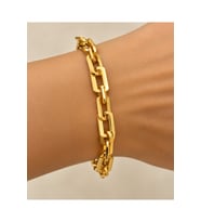 Sertifikalı 316L Çelik Prestige Gurmet Gold Bileklik