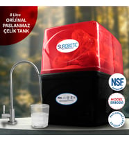 75 GPD Membranlı 5 Filtreli Su Arıtma Cihazı 8 L Paslanmaz Çelik Tank Maksimum Arıtma Performansı
