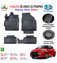 Toyota Yaris 3D Paspas Havuzlu Pro 2020 Sonrası