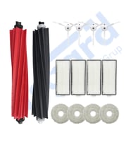 Roborock Q Revo Master Uyumlu 1 Ana Fırça 4 Yan Fırça 4 Filtre 4 Mop
