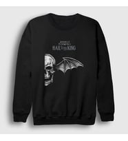 Presmono Unisex Siyah King Avenged Sevenfold Sweatshirt 15781tt