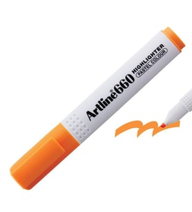 Artline 660 Fosforlu Kalem Pastel Turuncu 