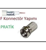 EF VİDA 50 PARÇA UYDU KONNEKTÖR RG-6-F (5668)