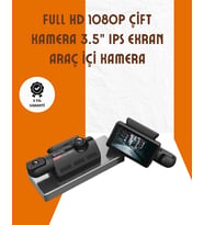 Araç İçi Ön Kameralı 3 İnç Ips Ekranlı Full Hd Güvenlik Kamerası