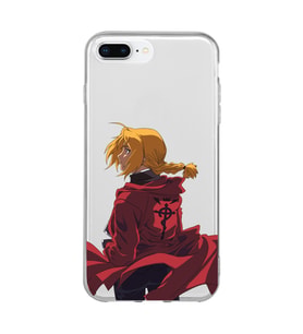 Iphone 7 PLUS - 8 PLUS Uyumlu Edward Elric Tasarımlı Şeffaf Telefon Kılıfı