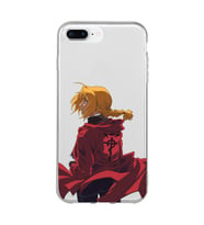 Iphone 7 PLUS - 8 PLUS Uyumlu Edward Elric Tasarımlı Şeffaf Telefon Kılıfı