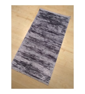 HALILİFE INCİ1 25 GRİ ANTRASİT MAKİNEDE YIKANABİLİR KAYMAZ HALI 80X150 CM