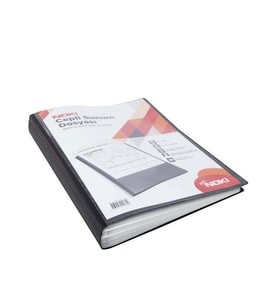 Noki Sunum Dosyası Cepli 100 Yaprak Siyah 641100-N-190