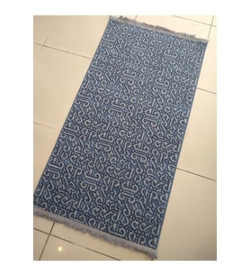 GABARDİN HALI DECORA 0107 MAVİ KAYMAZ HALI 80X150 CM