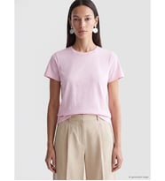 LCWAIKIKI Basic Pembe Bisiklet Yaka Slim Fit Kadın Body