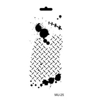 Cadence Mix Media Stencil 10x20 cm. MU-25 