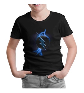 Flash vs Zoom Siyah Çocuk Tshirt