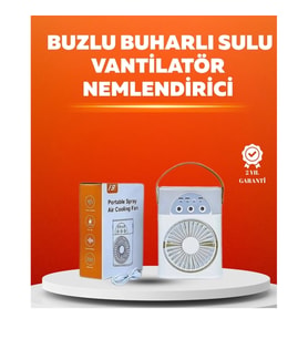 Mey İthalat® Mini USB Klima Fan 3 Kademeli Spreyli Hava Soğutucu, Taşınabilir