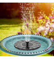 Güneş Enerjili Solar Fıskiye - Dekoratif Havuz Süsü - Su Pompası - Süs Havuzu Çeşmesi