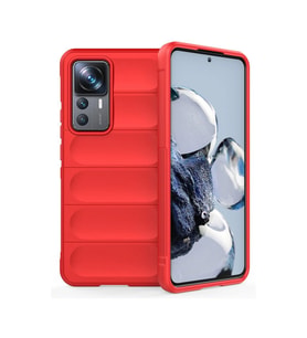 Xiaomi Mi 12t Pro Kılıf Optimum Silikon - Kırmızı