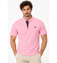 Dewberry Erkek Pamuklu Tişört Düz Pembe T9560 Jean ve Şort Kombini, Günlük Üst Giyim, Seyahat Gardırobu