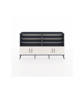 Arges Konsol 6 Raflı 4 Kapaklı 176x30x99 Antrasit-Aytaşı