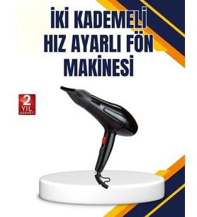 Soğuk Üfleme Özellikli 2200W Profesyonel Fön Makinesi