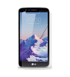 LG Stylus 3 Uyumlu Ekran Koruyucu Kırılmaz Esnek Yeni HD Kalite Nano Cam (Renksiz)