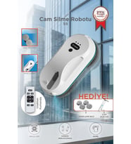 Torima Cam Silme Temizleme Robotu Uzaktan Kumandalı Su Püskürtmeli S9 Beyaz
