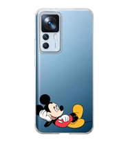 Xiaomi Mi 12t  Kamera korumalı Kapak Mickey Mouse Tasarımlı  Şeffaf Kılıf