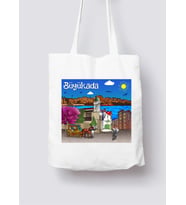 Büyükada Tasarımlı Bez Çanta