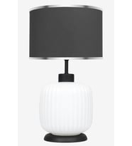 Intense White Black Cam Abajur