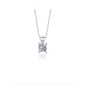 2.25 Crt Zirconia Markiz Esinti Gümüş Kolye