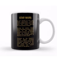 Star Wars Opening Crawl Kupa Bardak Porselen