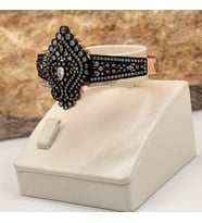 Rosegold Özel Üretim Elmas Modeli Gümüş Bileklik