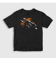 Presmono Unisex Çocuk Siyah Vasto Lorde Anime Bleach T-Shirt 128508tt