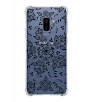 Samsung Galaxy S9 Plus  Köşe Korumalı Antişok Kapak Nostalji Desen Tasarımlı Şeffaf  Kılıf