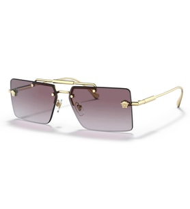 Versace VE2245 10028H 60 Unisex Güneş Gözlüğü (Altın)