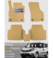 FİAT DOBLO (2010-2022) Uyumlu EVA Paspas Tam Set–Araca Özel,Su Geçirmez,Kolay Montaj