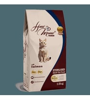 HOW MEOW KISIRLAŞTIRILMIŞ YETİŞKİN KEDİ KURU MAMASI SOMONLU