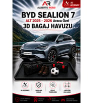 BYD Sealion 7 ALT 2025 - 2026 Araca Özel 3D Bagaj Havuzu