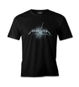 Metallica - Thunder Siyah Erkek Tshirt