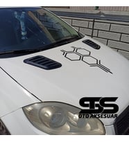 Fiat Linea Uyumlu Piano Black Kaput Üstü Havalandırma Izgarası