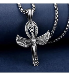 voyageaccessory Antik Mısır Mısır Mitolojisi Yaşam ve Sağlık Tanrıça İsis Kolye