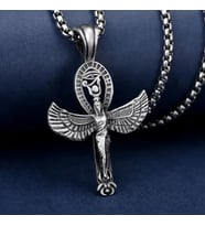 voyageaccessory Antik Mısır Mısır Mitolojisi Yaşam ve Sağlık Tanrıça İsis Kolye