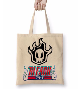 Bleach Logo Mavi Bez Çanta Uzun Saplı