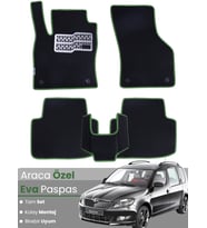 SKODA ROOMSTER (2006-2015) Uyumlu EVA Paspas Tam Set–Oto Paspas,Araca Özel,Kolay Montaj