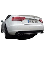 Drs Tuning Audi A5 Uyumlu 8P3 2012 - 2016 Sportback Arka Tampon Eki - Difüzör (Plastik)