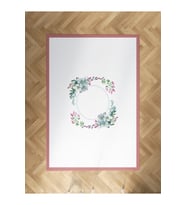 MEKTA HOME BEBEK VE ÇOCUK ODASI Çiçek Desenli Halı