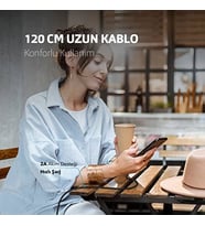 AlumiCable iPhone ile Uyumlu Şarj Kablosu - Uzay Grisi (2DK16UG)