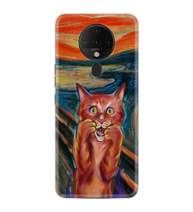 Tecno Spark 6 Kılıf Silikon Desen Tablo Cat 1788