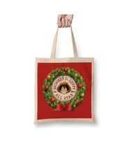 Christmas All Star One Piece Monkey Yılbaşı Beyaz Bez Çanta Uzun Saplı Alışveriş Çantası