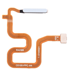 Realme 7 4G Uyumlu Parmak İzi Okuyucu Flex RMX2151 (Beyaz)